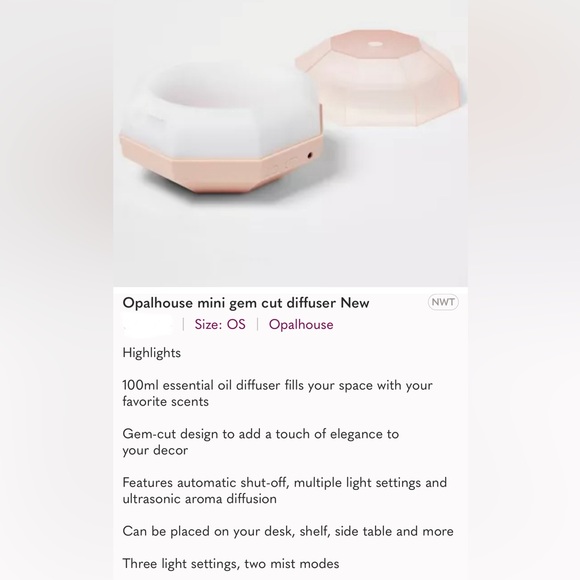 Essential Oils Diffuser, NIB - Picture 2 of 2